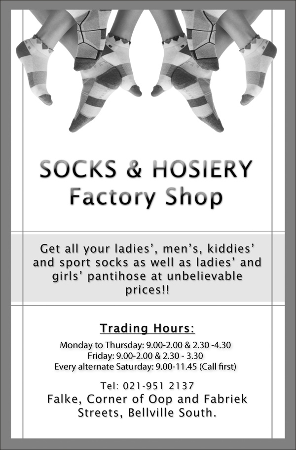 Falke Socks Factory Shop in Bellville The AZ of Factory Shops