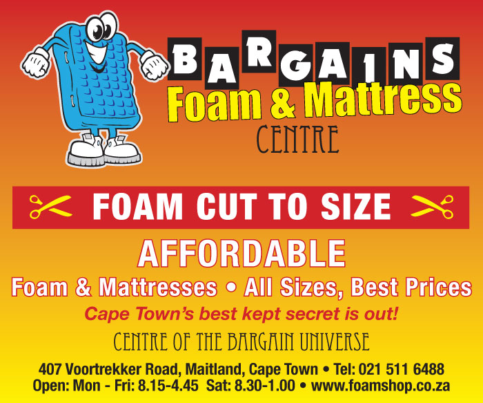 bargain foam & mattress centre cape town